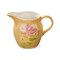 Bloom & Blossom Small Ceramic Pitcher - 36oz Beverage Server in Yellow Multi for Spring & Summer - Hand Wash Only